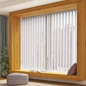 127mm Tissue Vertical Blinds - Grey